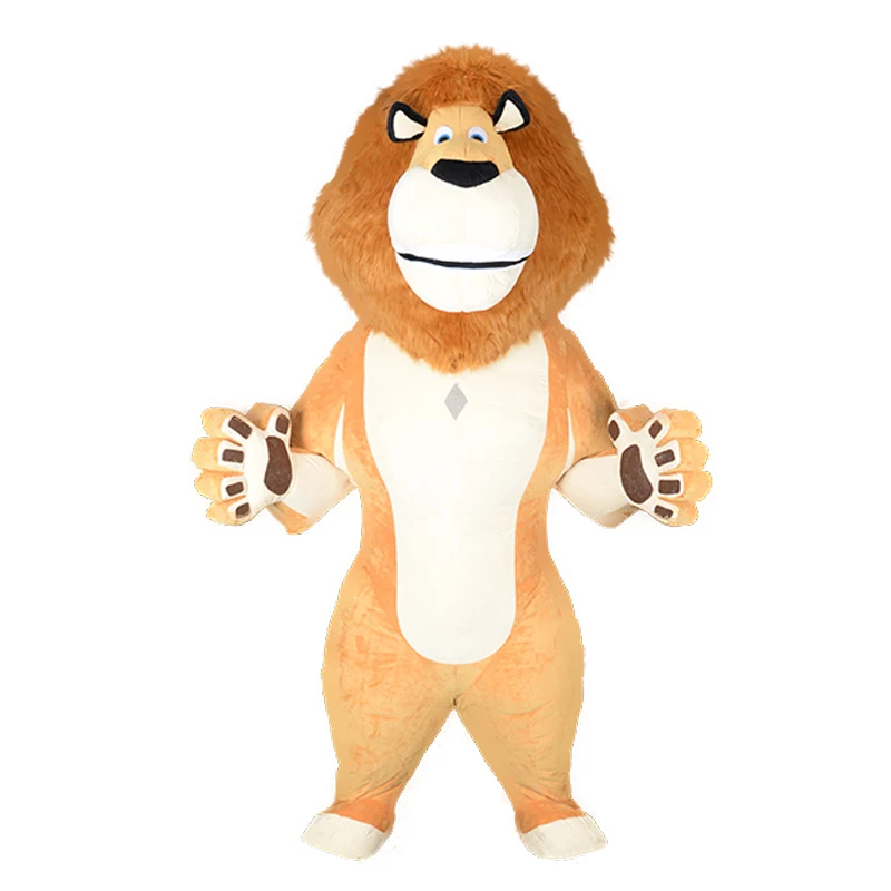 

lion king Mascotte Gonflable Pour adult Cosplay Kits mascotte Carnaval Alex Aragon Costumes mascot costume