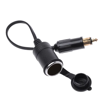 

DC12V 24V EU Plug For BMW Hella Motorcycle Charger Car Cigarette Lighter Adapter