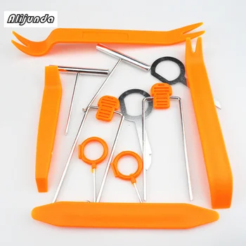 

Car styling 12pcs Car Radio Door Clip Panel Kit For Subaru Forester Outback Legacy Impreza XV BRZ