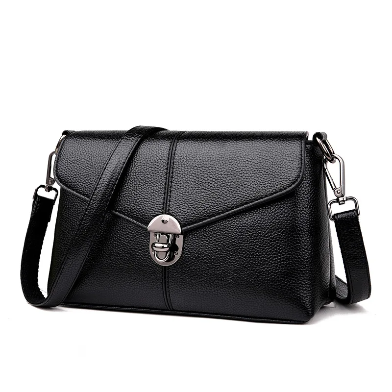 

2019 New Women's Crossbody Bag Small Shoulder Bag Purses Elegant Women Leather Handbags Soft Ladies Hand Bags