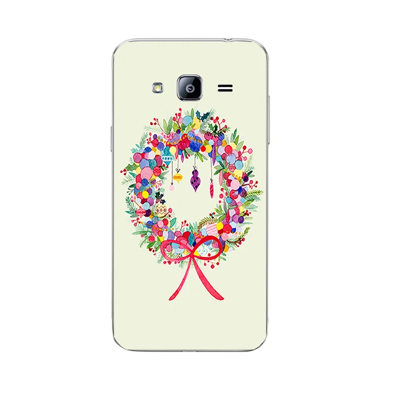 Чехол для телефона Note8 Samsung Galaxy J3 2016/2017 J3109 чехол J2 Prime мягкий ТПУ с рождественским