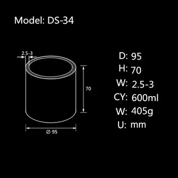 

99.5% alumina crucible D95*H70mm/ cylindrical corundum crucible /Cylindrical ceramic refractorye crucible