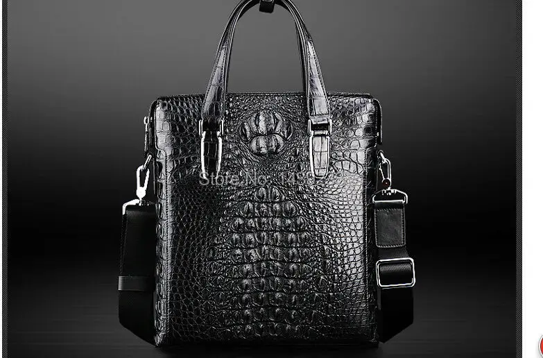 

100% genuine crocodile leather skin briefcase men laptop bag luxury alligator leather skin men business bag