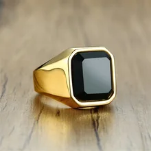 2019 Fashion Ring Men Stainless Steel Gold Color Rings For Male Jewelry Vintage Wedding Engagement Ring 7 8 9 10 11 12 fashion stainless steel silver color men spinner ring punk jewelry personality male rings size 7 8 9 10 11 12
