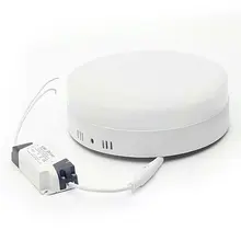 Поверхностного монтажа светодиодный потолочный круглая Светодиодная панель Форма полный акрил 6/12/18/24 Вт для умного дома Спальня кухня столовая освещения помещений