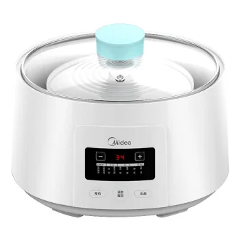 

LK1810 Reservation Slow Cooker 1.6L 500W 12H Insulation Stew Pot LCD Display Electric Cooker Anti-dry Auto-off 3 Inner Pot