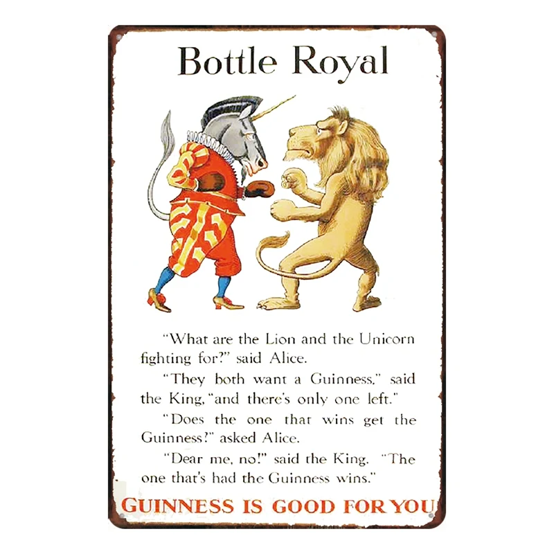 Металлический жестяной знак Guinness винтажные таблички в стиле ретро для бара кафе