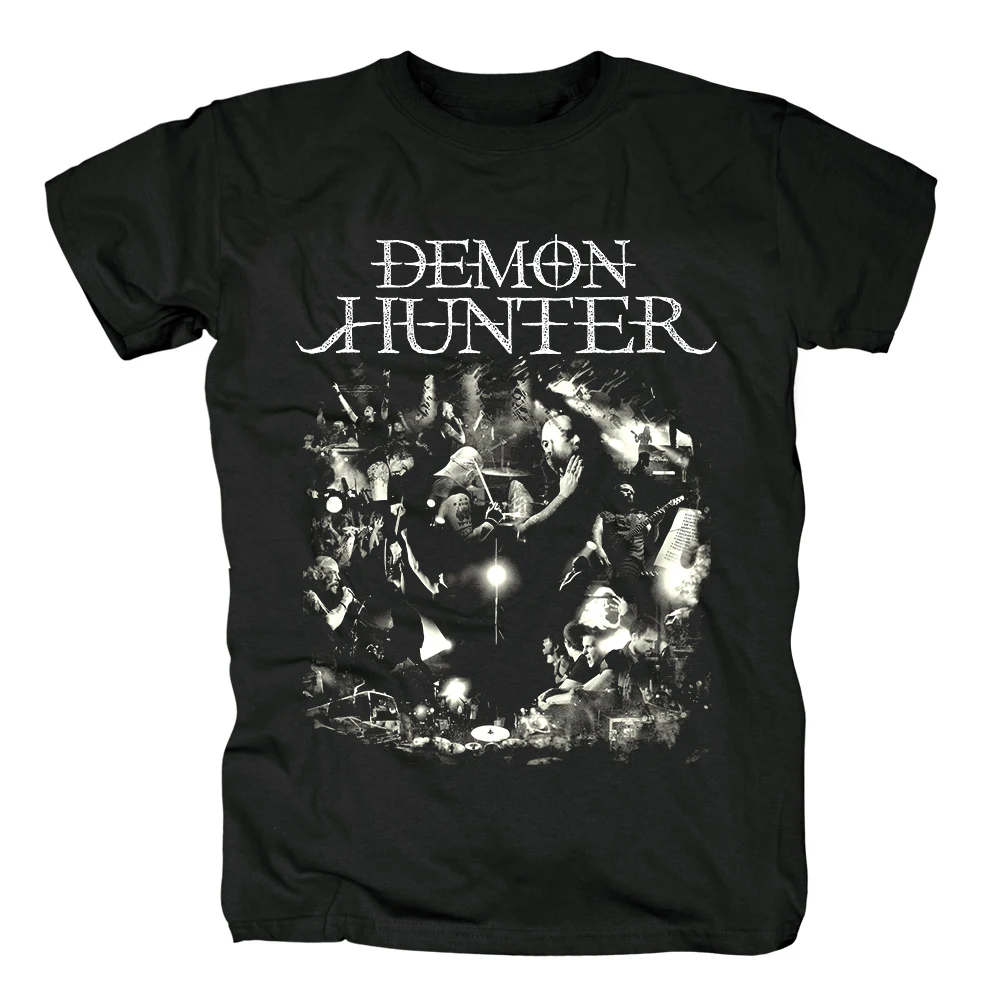 

Bloodhoof demon hunter the world is a thorn Album cover metalcore demon hunter christian metal cotton t -shirt Asian Size