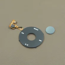 Черное колесо клика+ серый центральный ключ кнопки для iPod 6th 7th Classic 80GB 120GB толстый тонкий 160GB