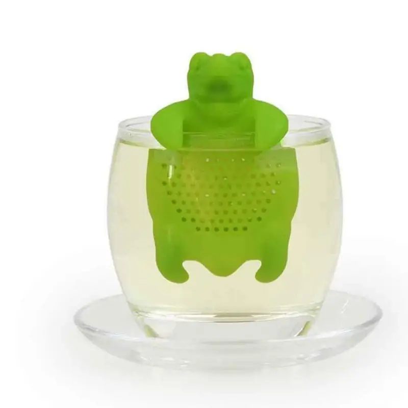 

Creative Silicone New Turtle Tea Maker Factory Direct Lazy Supplies Turtle Silica Gel Tea Filter Pitcher Water Drink Ware