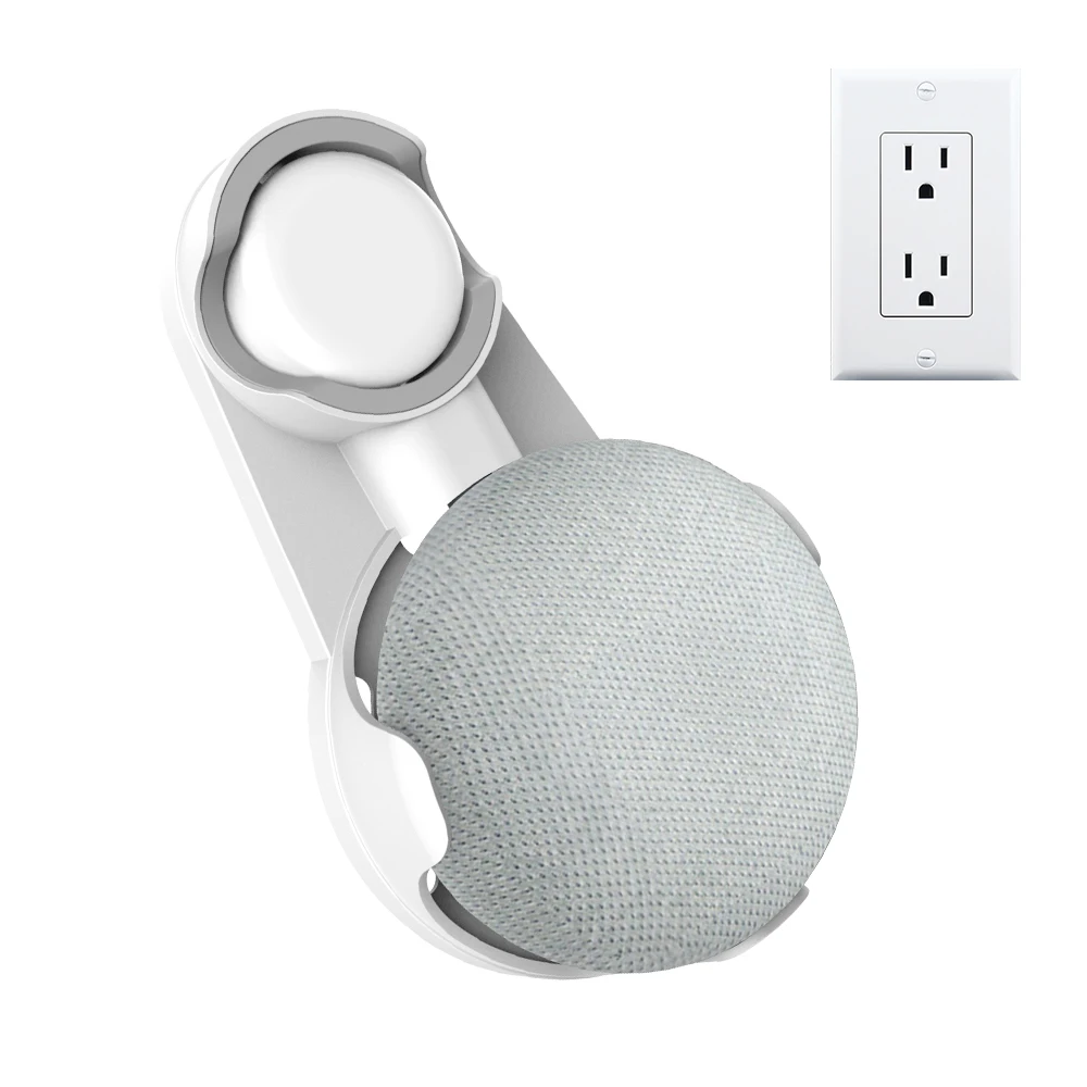 Розетка настенный держатель шнур кронштейн для Google Home Мини голосовой помощник штекер в кухне спальня портативный аудио стенд