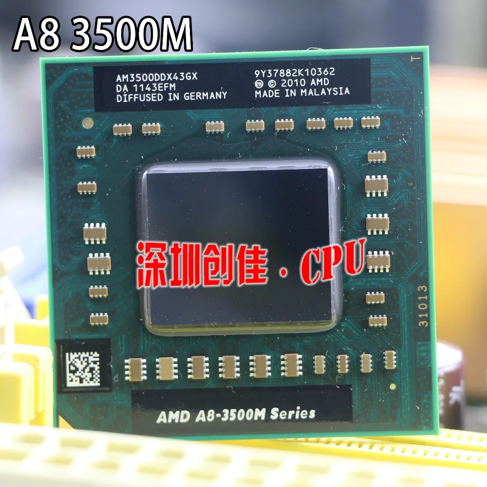 Четырехъядерный процессор AMD A8-3500M 1,5 ГГц разъем FS1 A8 3500 м AM3500DDX43GX A8-Series ноутбук APU ноутбук s ноутбук