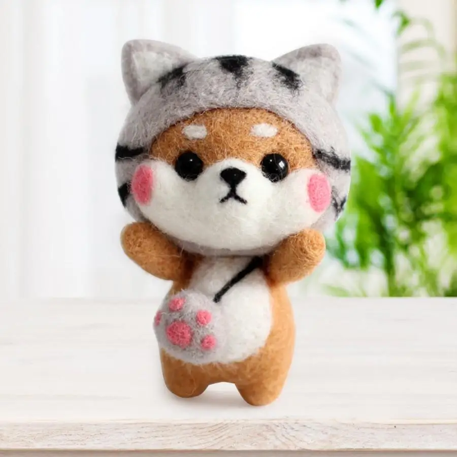 Домашние швейные иглы не Готовые DIY собачьи куклы шерсть валяние ремесло палка