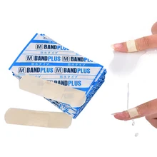 50 teile/schachtel Erste hilfe verband blutstillende medizinische einweg wasserdichte Band-Aid mit eine sterile gaze pad erste hilfe für hautpflege