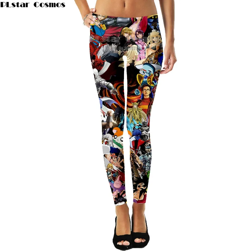 

PLstar Cosmos Anime Harajuku Style leggings Harajuku Style Popular Brand 3D Full Print Summer Women New Style drop shipping