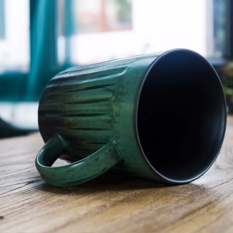 Handmade High Quality Ceramic Mug Vintage Retro Gradient Tea Coffee Mug And Cup Classic Porcelain Drinking Cups Drinkware Gift (3)