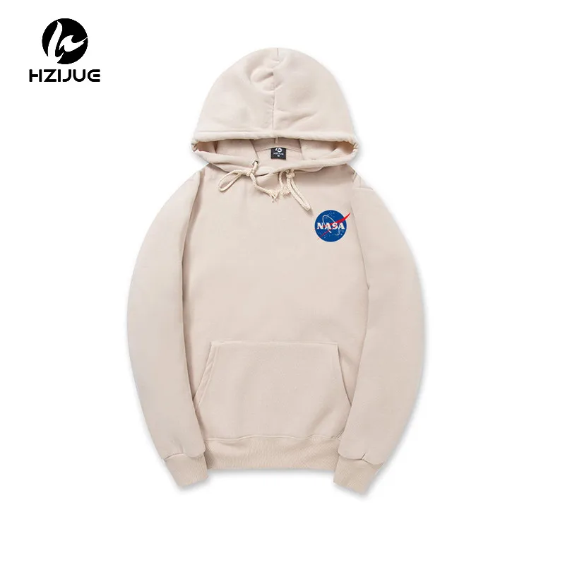 2017 XXL NASA Hoodie Streetwear Hip Hop Khaki Black gray pink white Hooded Hoody Mens Hoodies