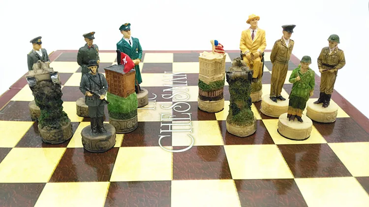 Juego De Ajedrez De Resina De 36x36x6 Cm Para Ninos Juego De Ajedrez De Dibujos Animados De La Segunda Guerra Mundial Regalo Para Ninos Chess Set International Chesscartoon Chess Aliexpress