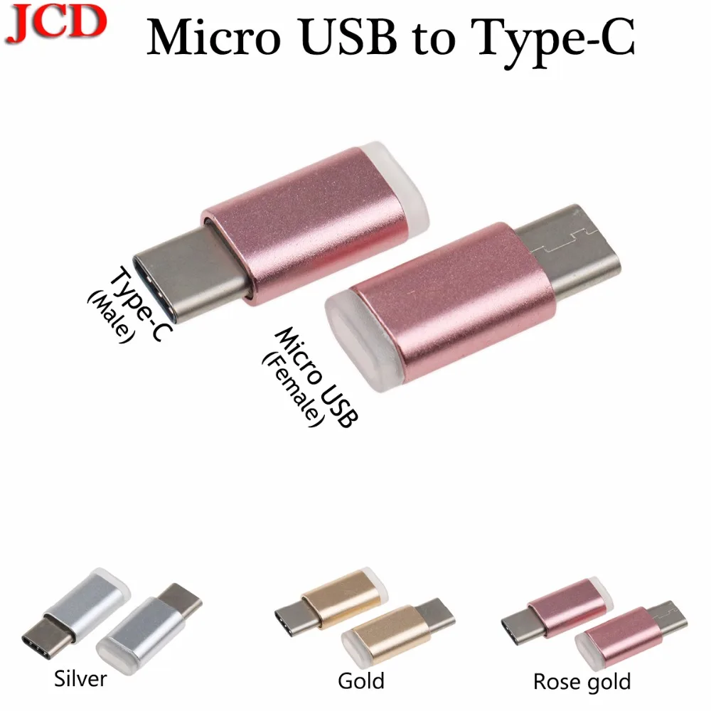 

JCD For Huawei Micro Usb Male To Type-c Microusb To Type C Converter Adapter for Macbook Otg Data Charging Cable for Xiaomi 3 4
