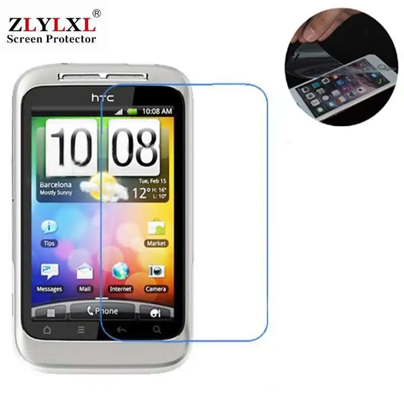 3 шт для htc wildfire s g13 a510e Защитная пленка экрана|Защитные стёкла и плёнки| |