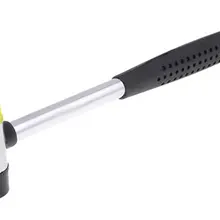 UXCELL Лидер продаж 1 шт. покрытая пластиком ручка сменная двойная головка резиновый молоток 10 дюймов