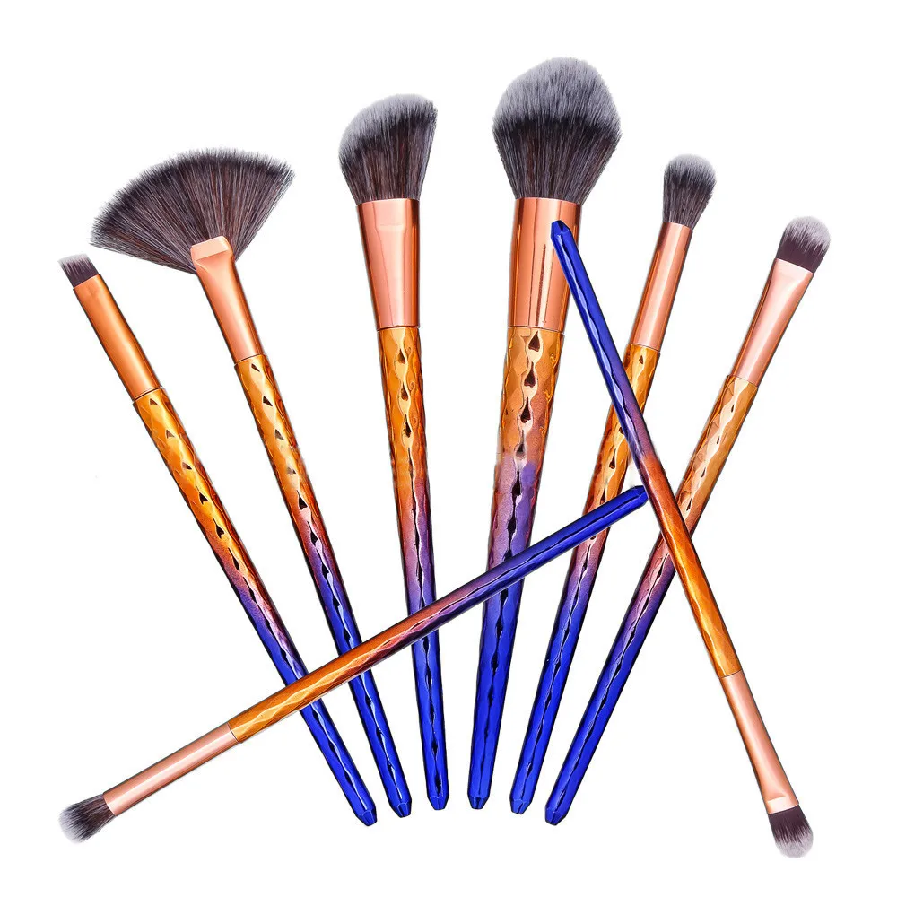 

8Pcs Maquiagem Pro Makeup Cosmetic Brushes Set Powder Foundation eyelashes Eyeshadow Lip Makeup Brushes Professional set