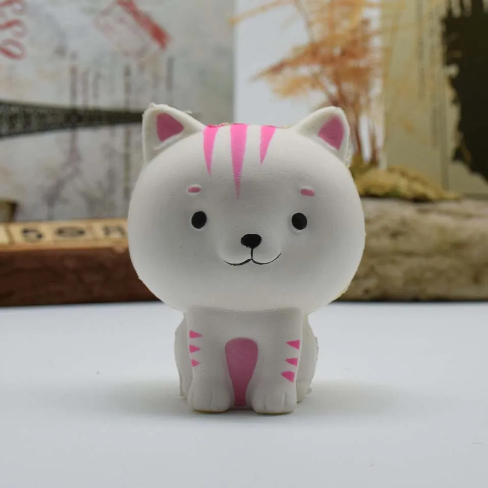 Kawaii Jumbo мягкие игрушки для кошек медленно поднимающиеся антистресс сжимаемые игрушки для снятия стресса забавные игрушки для детей подарок на Рождество
