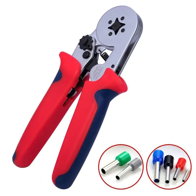 MYLB Bootlace Ferrule Crimper Terminal Ratchet Crimping Tool 0.25 10mm2