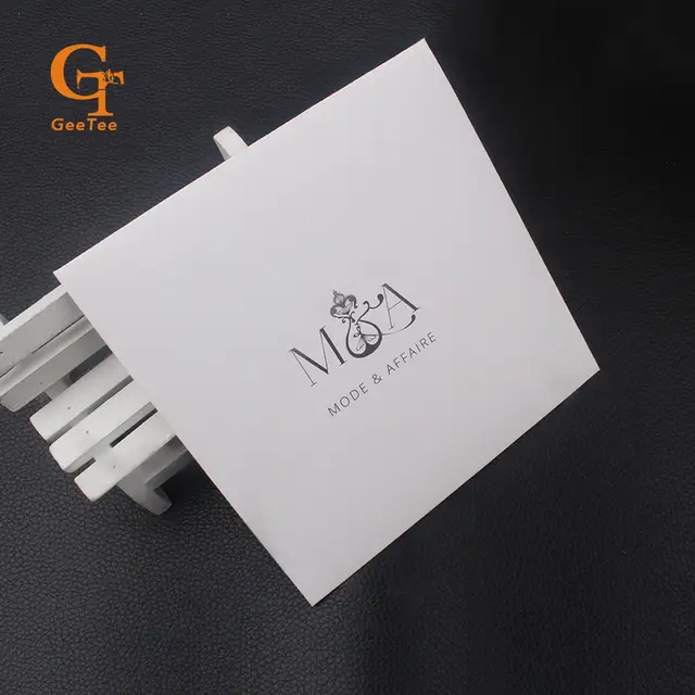 online shop custom logo brand name printed business paper gift place card envelopes
