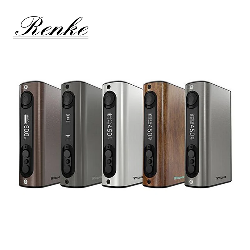 

100% Original Eleaf iPower Mod 80 W Battery Eleaf iPower TC 80W Box Mod with 5000mah New Firmware With Smart Mode 5 Colors