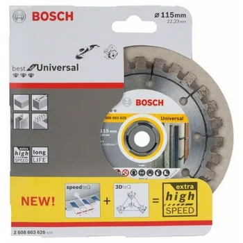 

BOSCH 2608603629 Disc diamond Best Universal 115x2,2x12mm