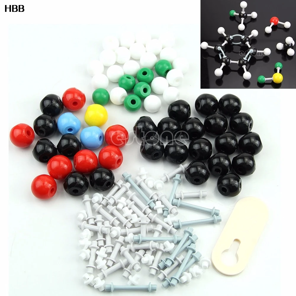 Organic Chemistry Scientific Atom Molecular Models Teach Set Kit High Quality