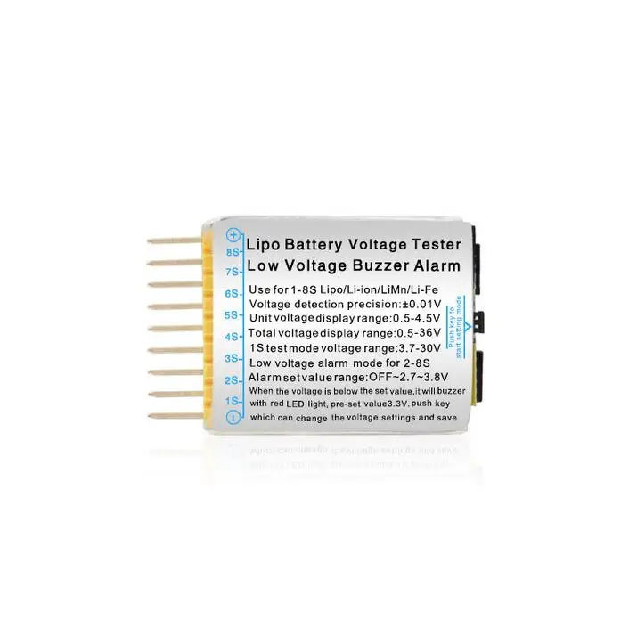 1 шт. HotRc 8S LED низкого напряжения Звуковой сигнал Lipo индикатор тестер