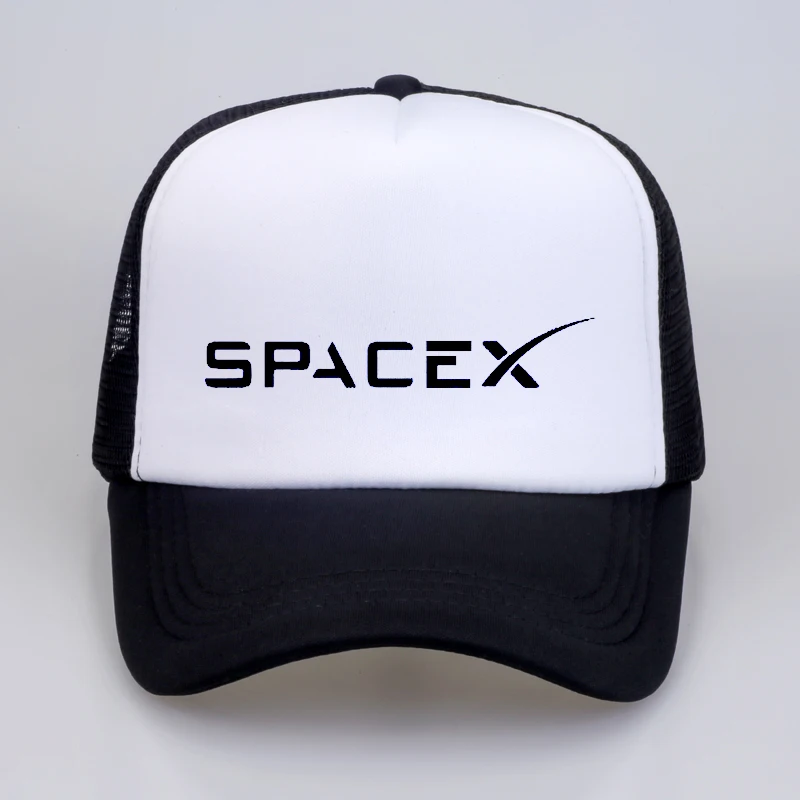 SPACEX Unisex Adjustable Baseball Caps Peaked Sandwich Hat Sports Outdoors Snapback Cap 
