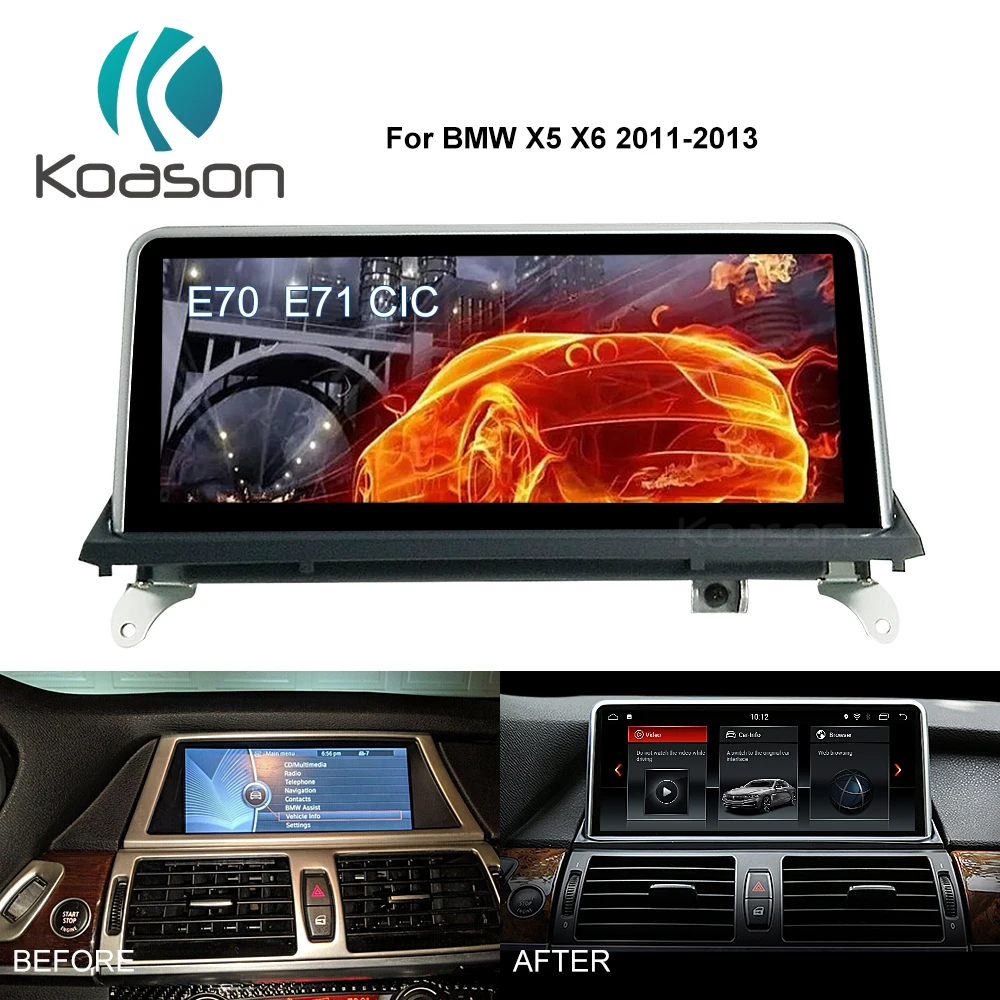 Koason 10 25 &quot ВЫСОКАЯ ЧЁТКОСТЬ Экран Android 0 автомобиля Аудио Видео Медиа стерео