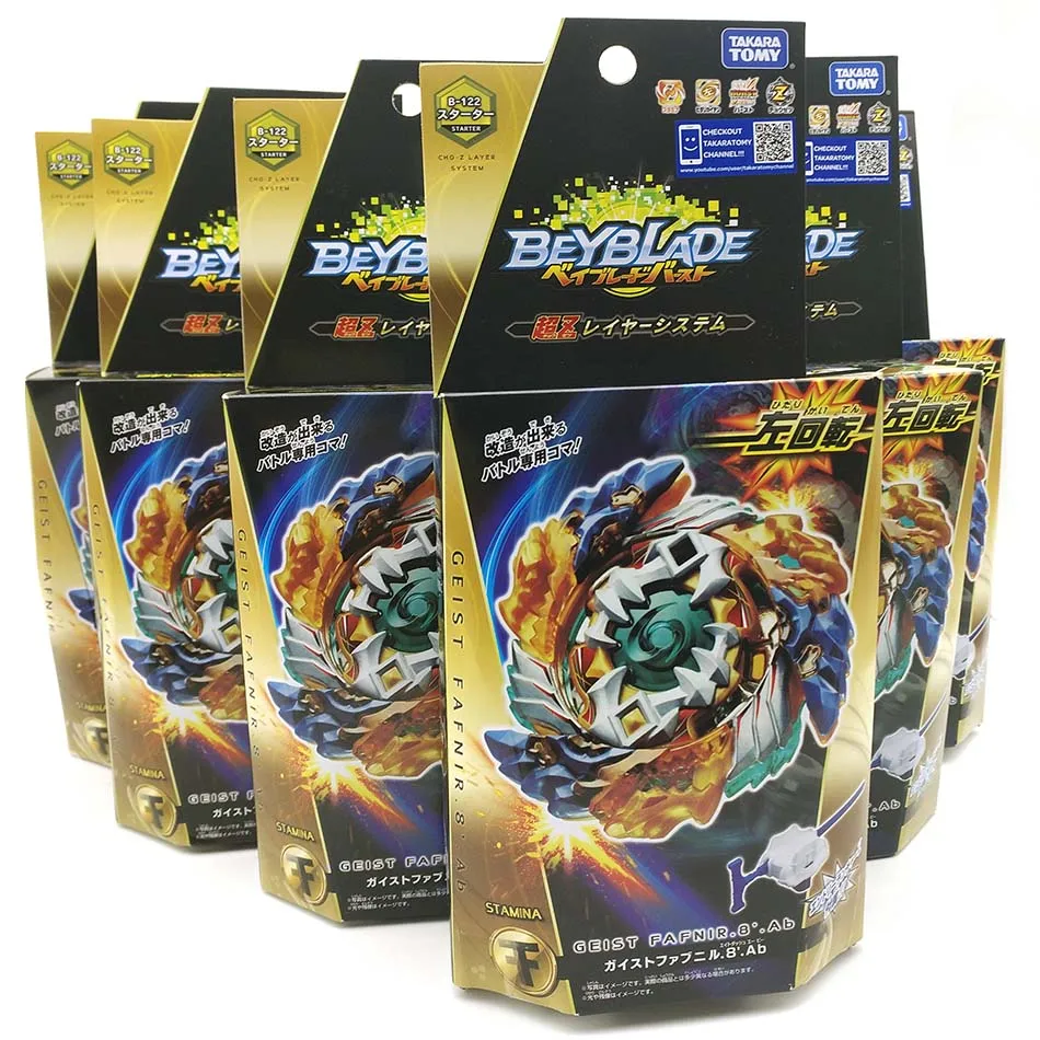 

Original Product Tomy New Beyblade Burst Starter Zeno Excalibur bey blade Bayblade B125 122 100 With Launcher Gifts For Children