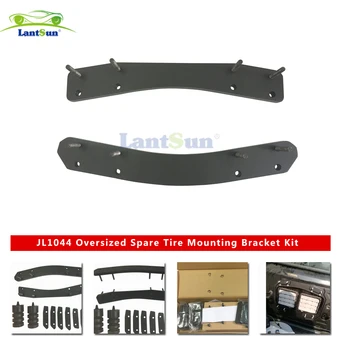 

oversized spare tire mounting bracket kit for jeep wrangler jl 2018+ offroad car accessories auto products steel jl1044