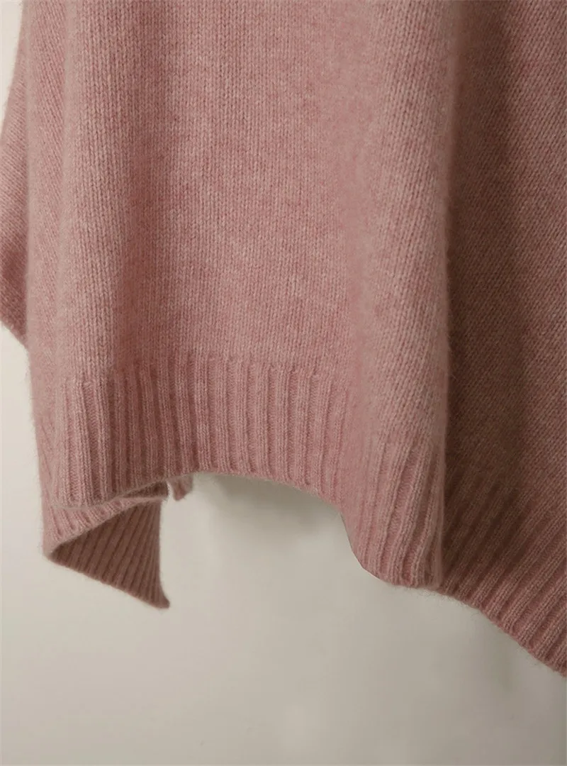 CBAFU осень зима вязаный свитер женский верблюжий Повседневный пуловер Свободный Короткий трикотажный свитер для женщин Топы Верхняя одежда Мода P226