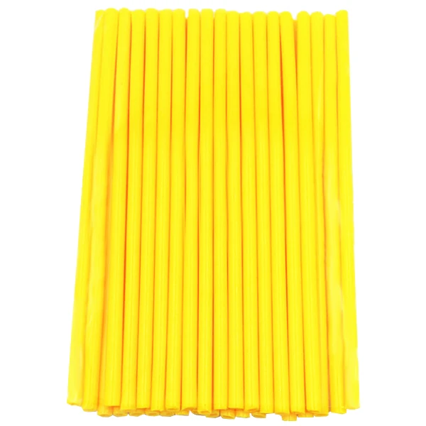72 x Yellow Plastic motorcycle spokes wheel coverin Covers