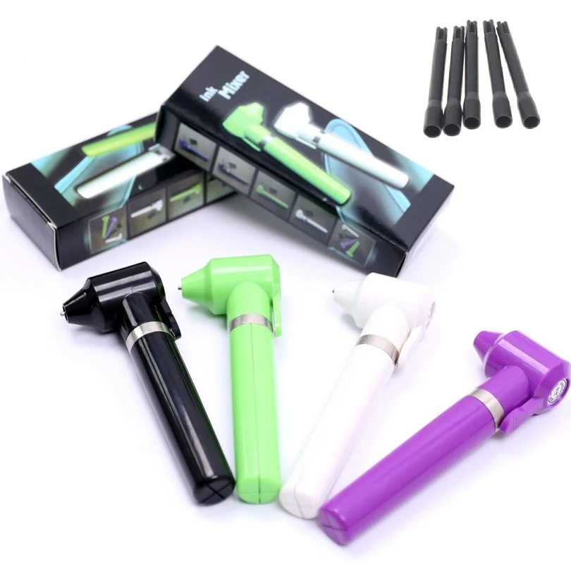 

Pigment Mixer Tattoo Ink Colour Shaker Blender Mixer Agitator 5pcs Mixing Sticks Permanent Makeup Tool Supply Tattoo Accessories