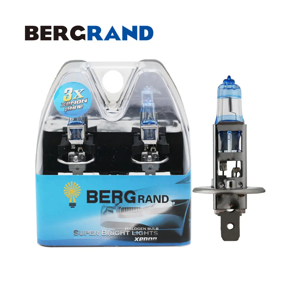 

2PCS H1 Xenon Gas Halogen Fog Lights 4200K Super Vision Ultra Light Bulbs 12V 55W For Cars Head Lamp 30% Plus Brighter For Ford