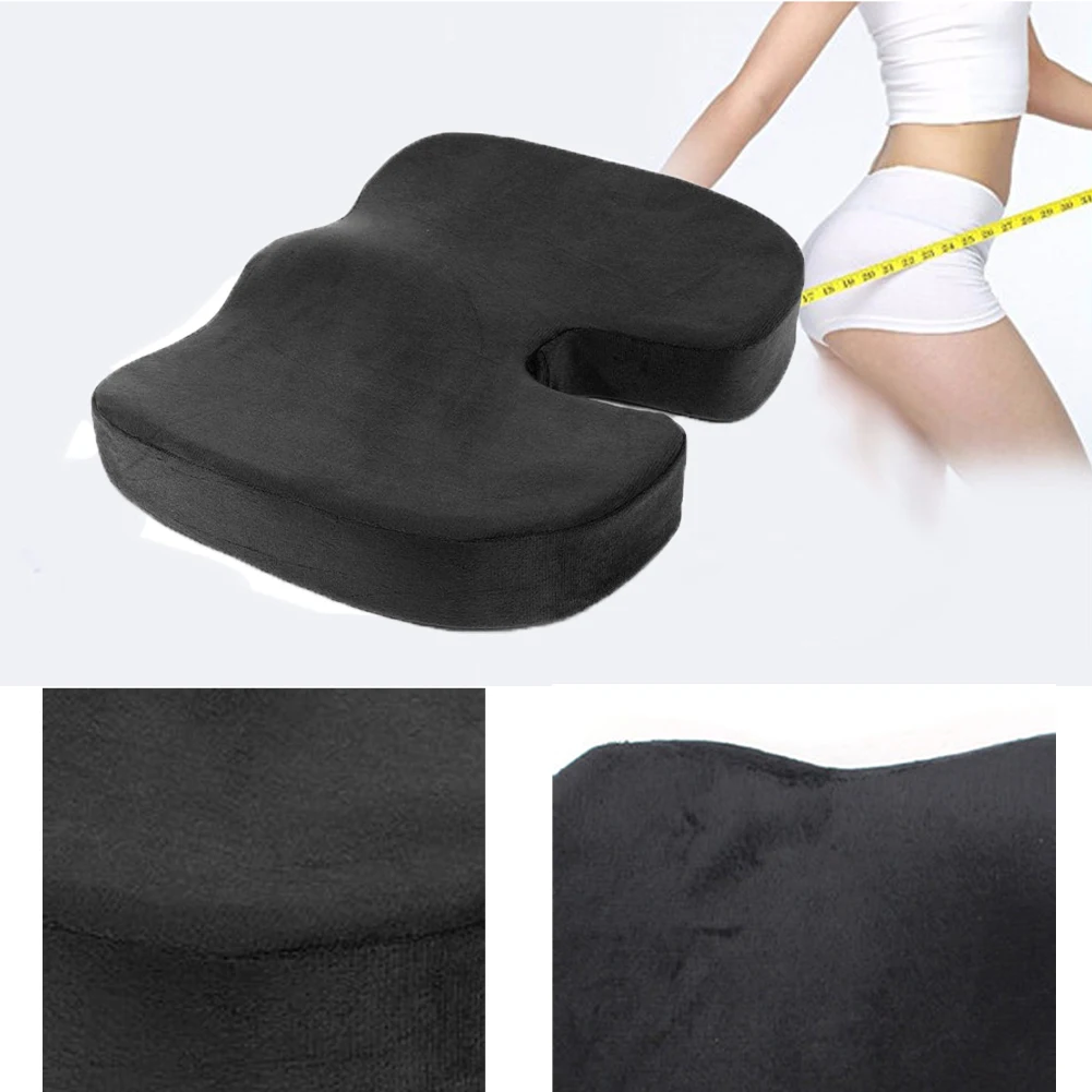 Memory Foam ортопедическое сиденье Pad Поддержка поясничного подушки боли офис