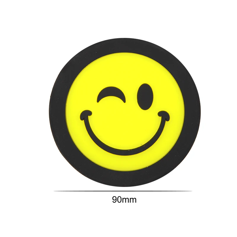 

RXZ 1 PC car styling Automoblie cob DRL Car day running light driving fog 12V smile face baby in car decorate warning light
