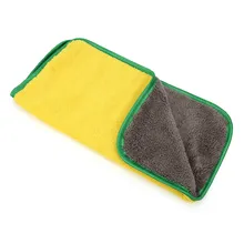 1 шт./лот, квадратное домашнее кухонное полотенце для ванной комнаты, голубое мягкое полотенце из микрофибры, впитывающее полотенце для мытья автомобиля, горячая распродажа# YL6