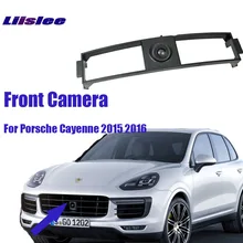 LiisLee для Porsche Cayenne CCD Цвет CCD ночного автомобиля Логотип Камера Переднего Вида