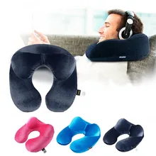 Portable Inflatable Car Neck pillow For Airplane Travel Neck pillow Flight travel Accessories Pillows for Sleep Home Textile