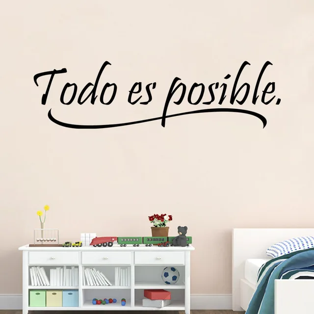 segalanya mungkin spanyol aw9221 inspirasi harga wall sticker