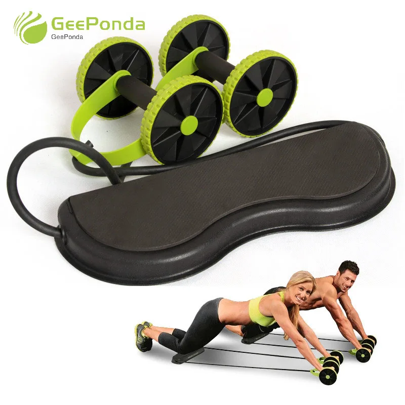 GeePonda Home GYM Equipment Elastic Band Ab Roller Wheel for Abdominal Exercise Machine Fitness Crossfit Workout Muscle Trainer GeePonda Home GYM Equipment Elastic Band Ab Roller Wheel for Abdominal Exercise Machine Fitness Crossfit Workout Muscle Trainer