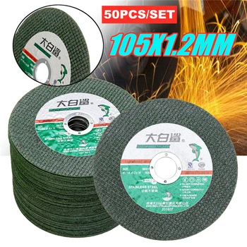 

50Pcs 4 Inch Resin Metal-Cutting Saw Blade Wheel 16mm Bore Grinding Disc For cutting iron,metal,steel Suitable for Angle Grinder