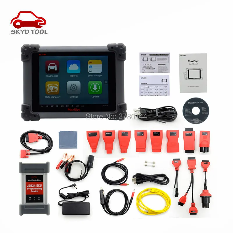 

AUTEL MaxiSYS Pro MS908P Original Diagnostic System with J2534 Reprogramming Box Update Online MS 908P Free Shipping